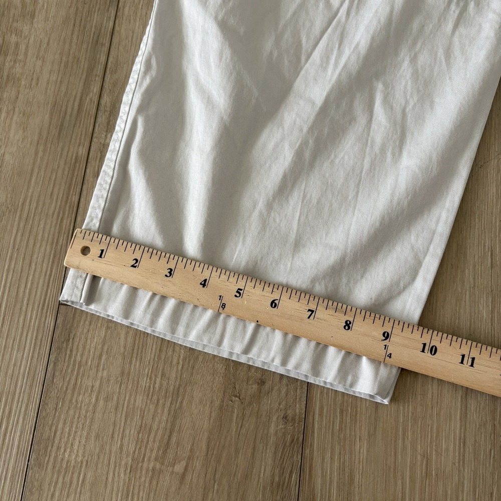 Uniqlo Mens 32 x 26 Cropped Pleated Straight Leg Pants Lightweight - Picture 6 of 10